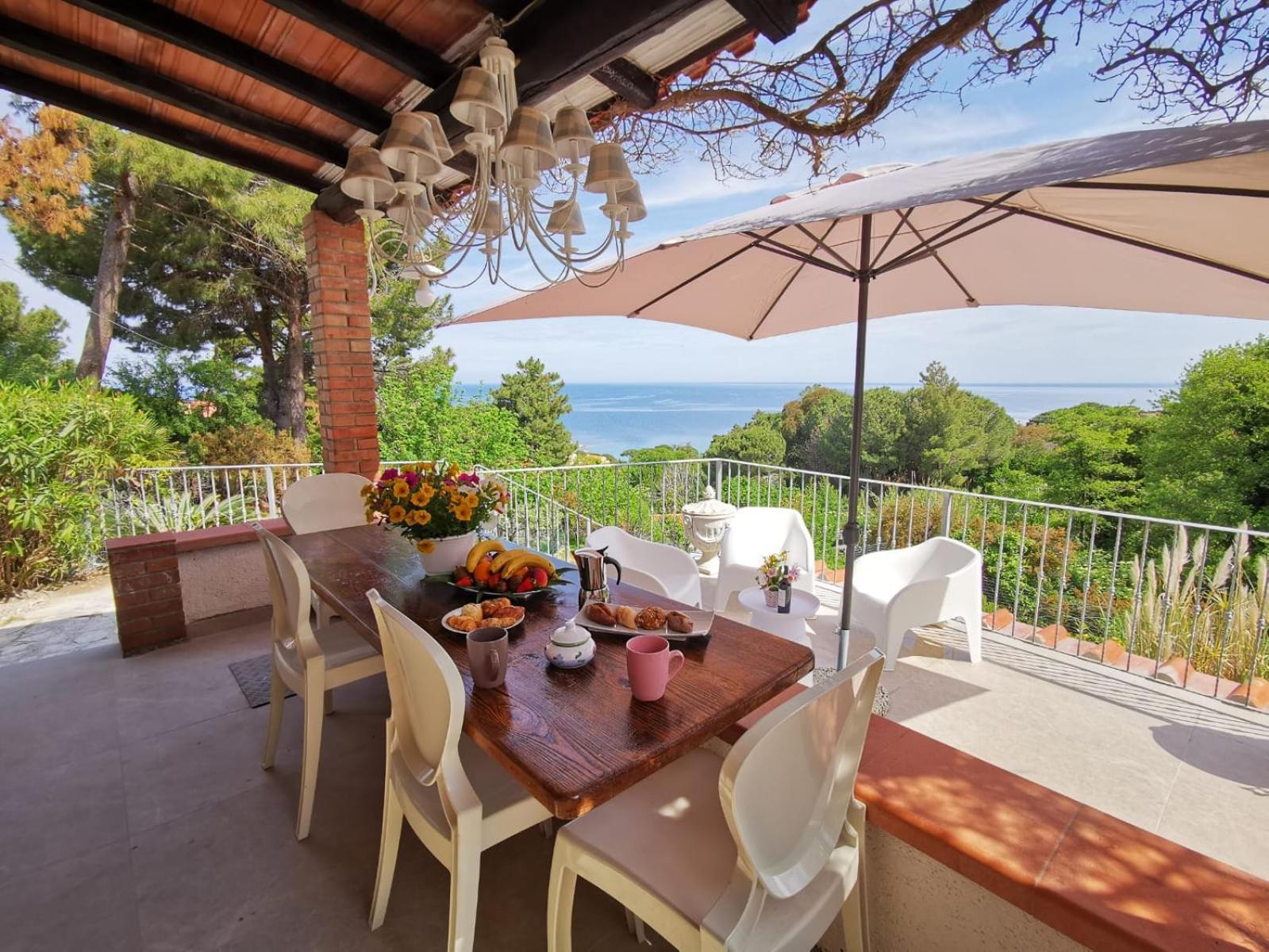 Casa Panoramica Bouganville SantʼAndrea Екстериор снимка