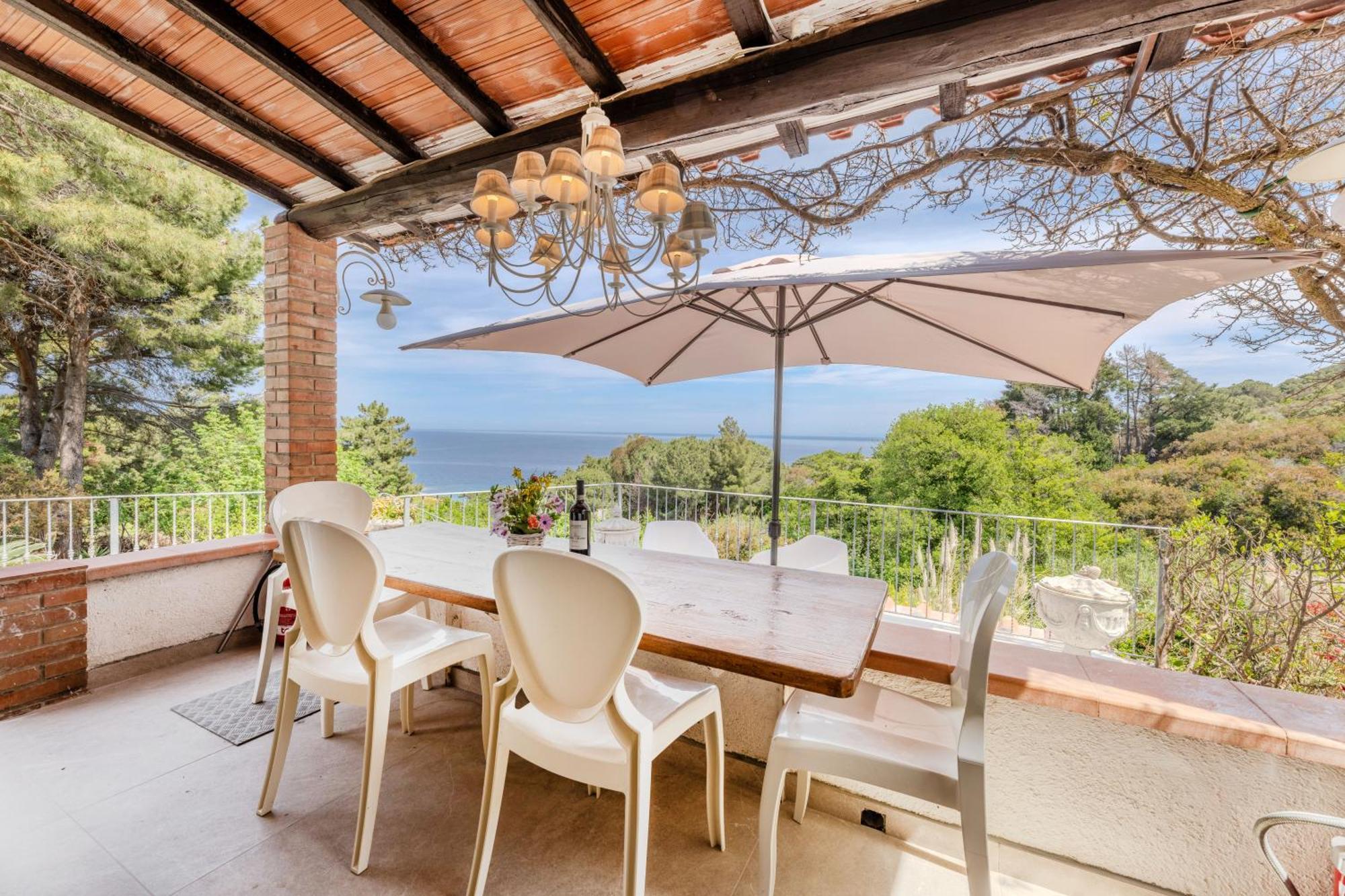 Casa Panoramica Bouganville SantʼAndrea Екстериор снимка